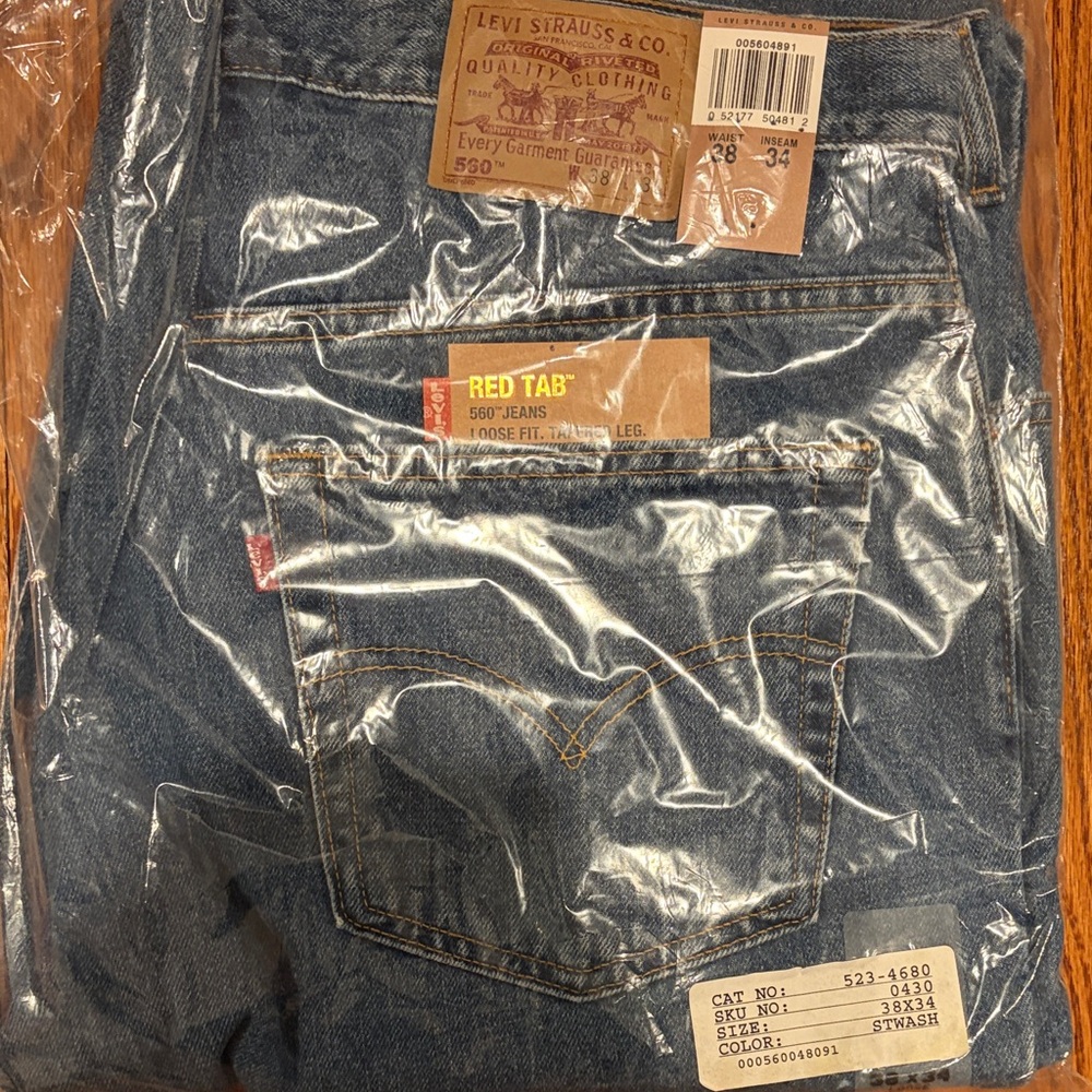 Levi's 560 Relaxed Fit Blue Jeans
